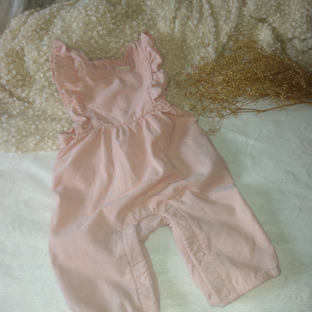 GAP Pink Ruffled Kids Romper - Picture 1 of 4